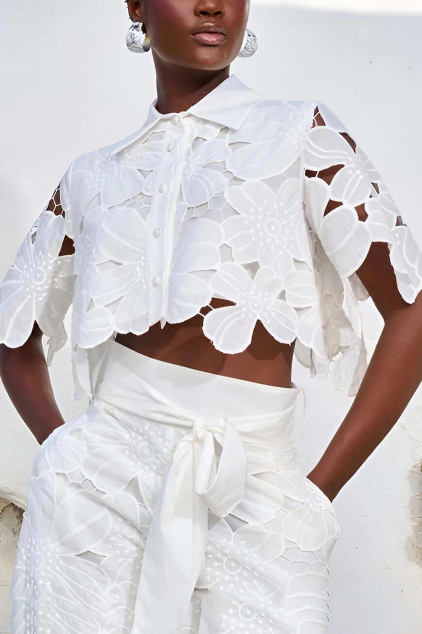 ALIA | Conjunto de encaje floral