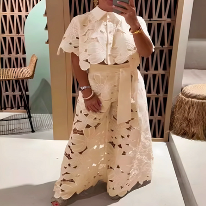 ALIA | Conjunto de encaje floral