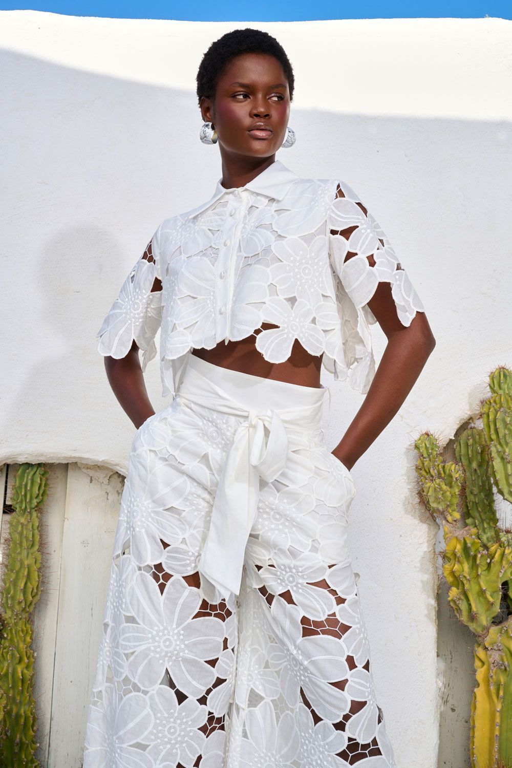 ALIA | Conjunto de encaje floral