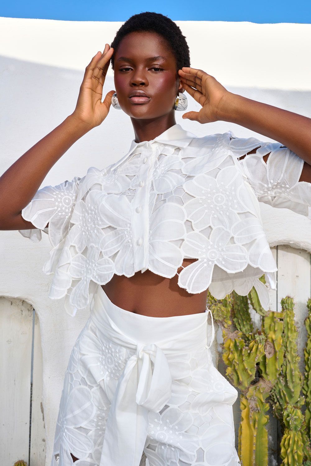 ALIA | Conjunto de encaje floral