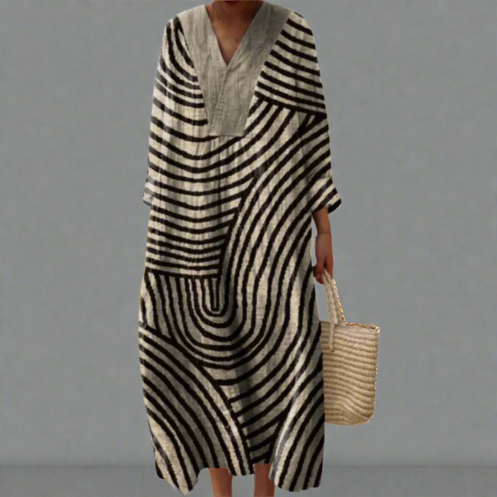 ABIGAIL | Vestido geométrico elegante