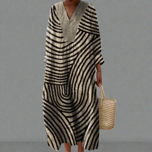 ABIGAIL | Vestido geométrico elegante