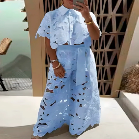 ALIA | Conjunto de encaje floral