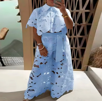 ALIA | Conjunto de encaje floral