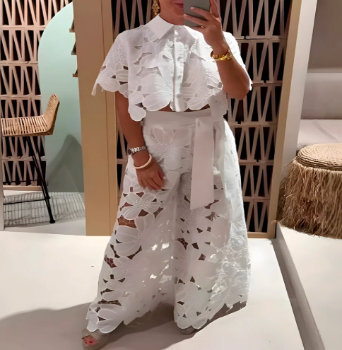 ALIA | Conjunto de encaje floral