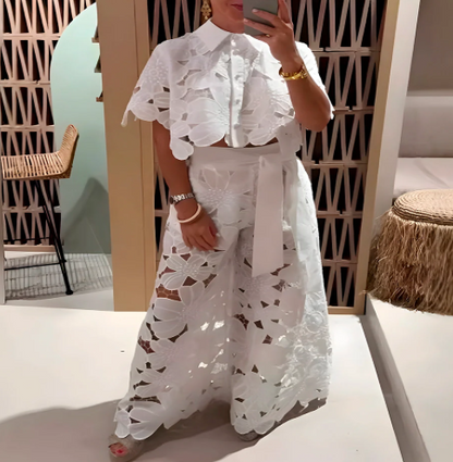 ALIA | Conjunto de encaje floral