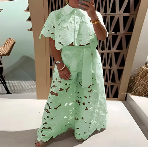 ALIA | Conjunto de encaje floral